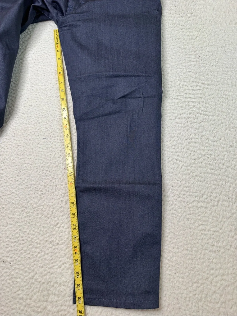 Blue Delta Raw Denim Custom Made USA Jeans Zip Fly Men's Size 31x28